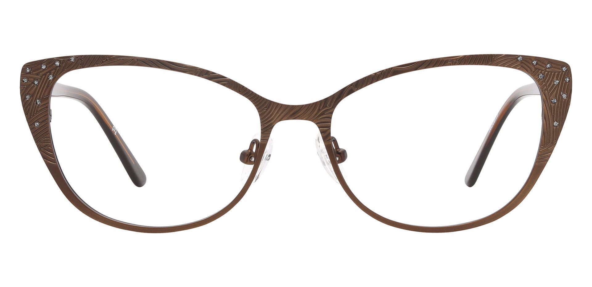 Sabine Cat Eye Prescription Glasses - Brown