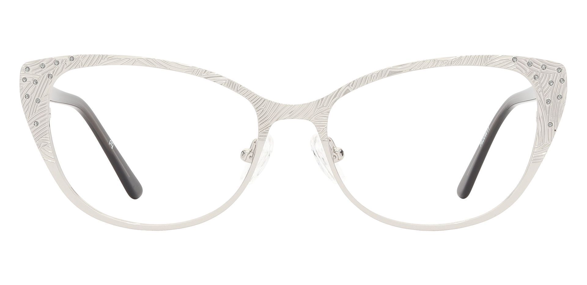 Sabine Cat Eye Prescription Glasses - Silver