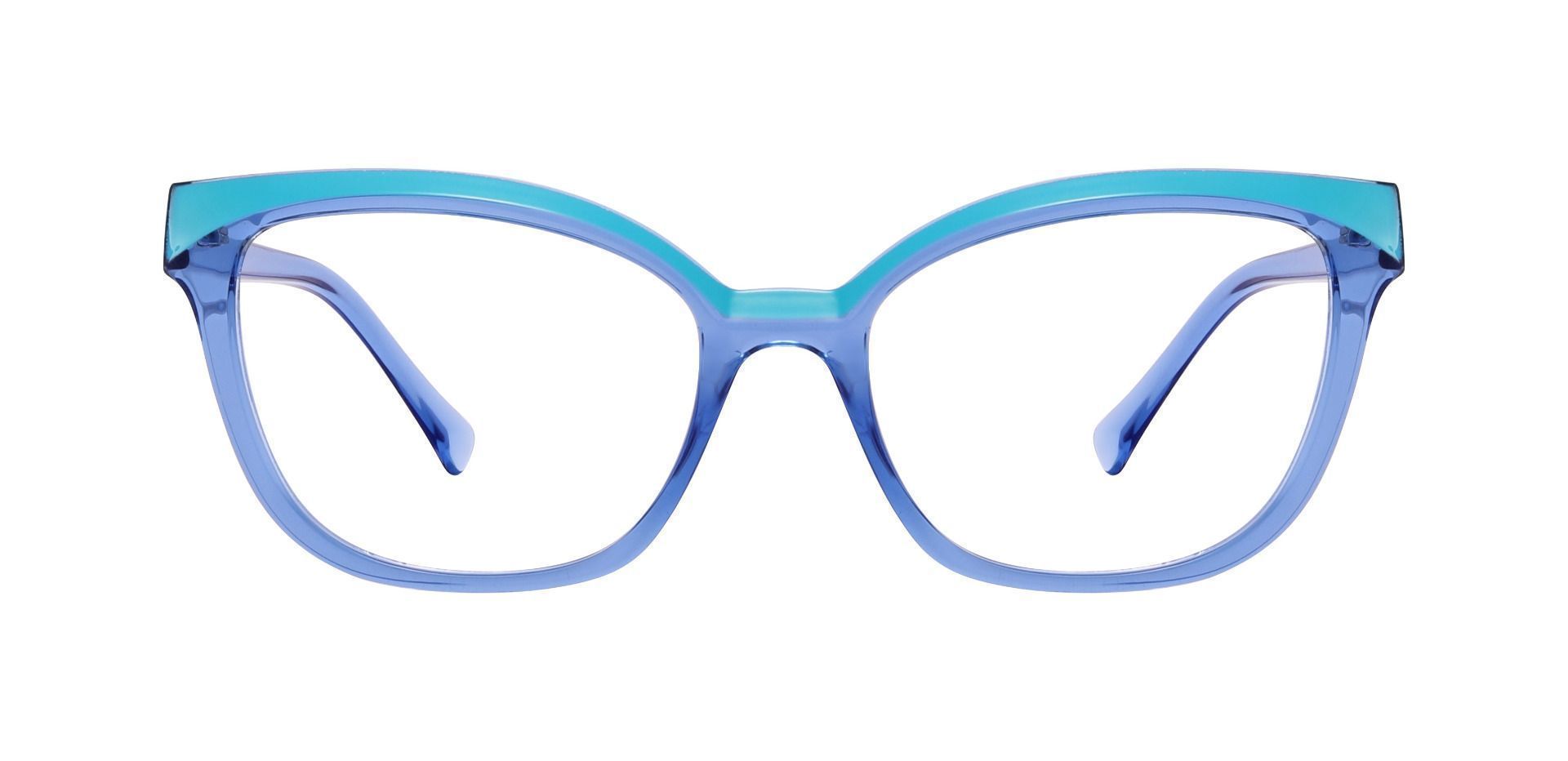 Nashville Cat Eye Prescription Glasses - Blue
