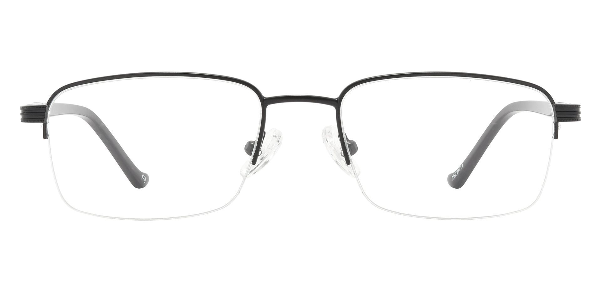 Lamar Rectangle Prescription Glasses - Black | Men's Eyeglasses | Payne ...
