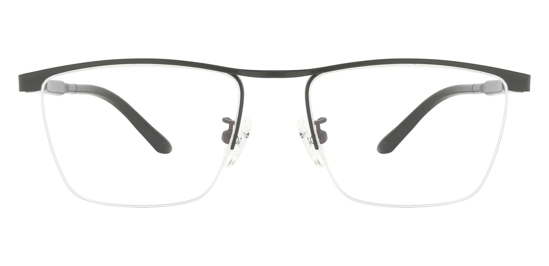 Booker Rectangle Prescription Glasses - Gray