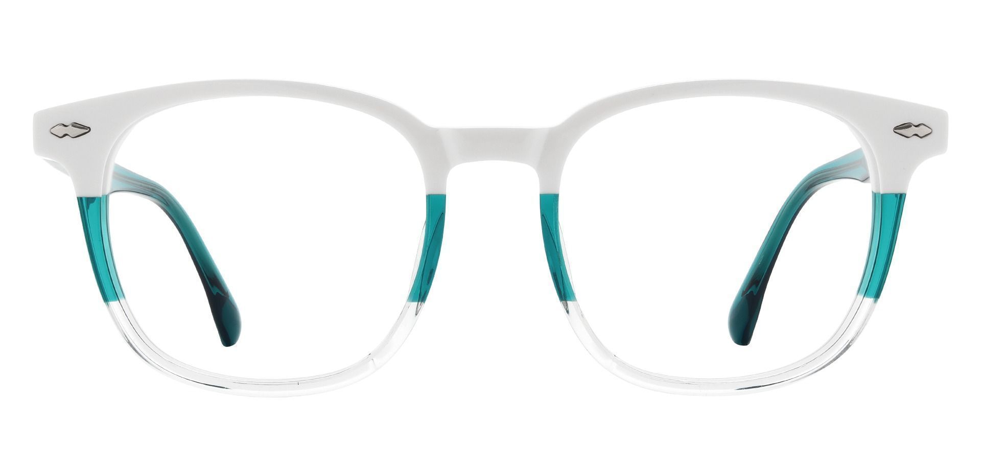 Maury Square Prescription Glasses - White