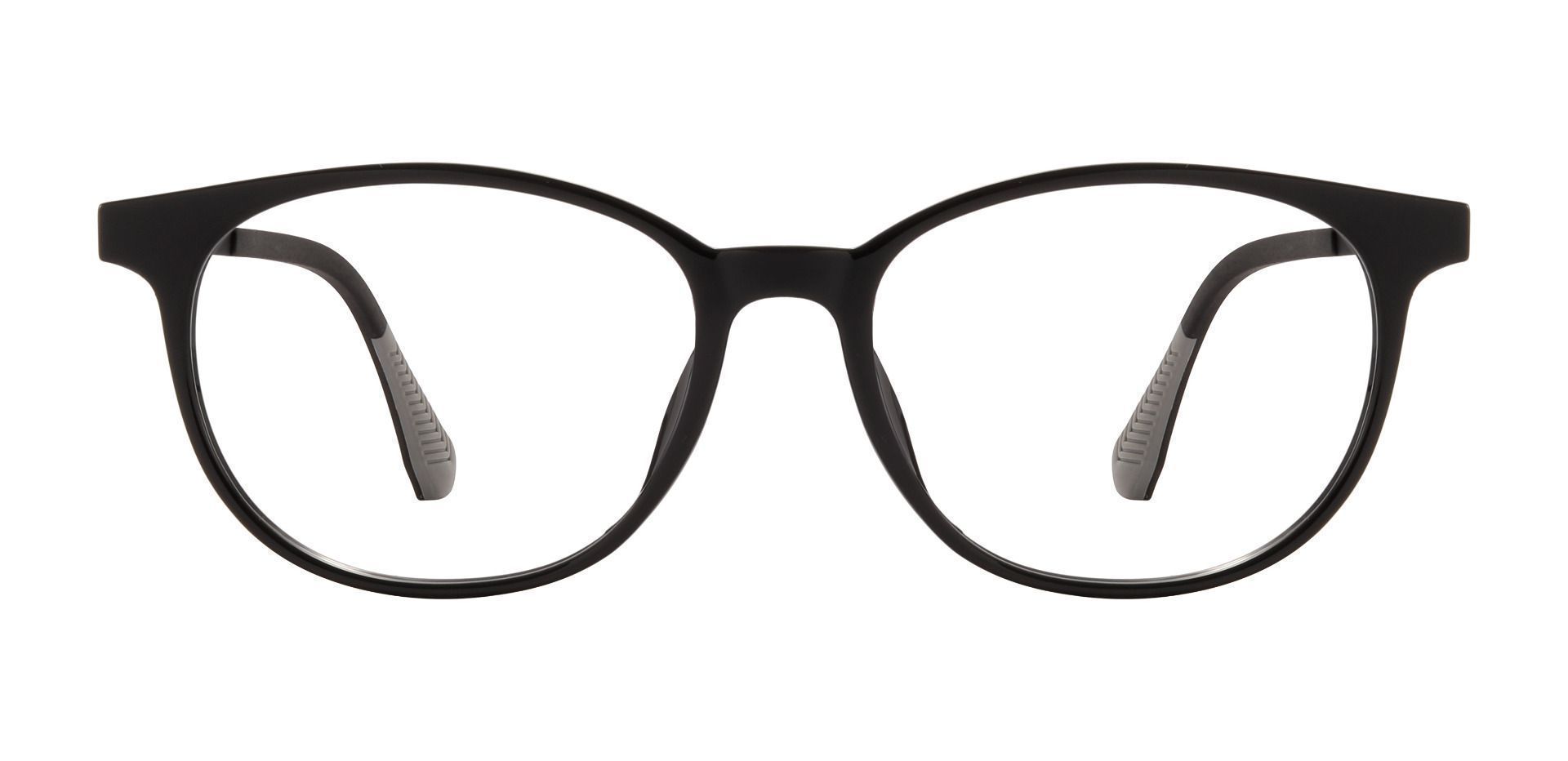 Hannigan Oval Prescription Glasses - Black