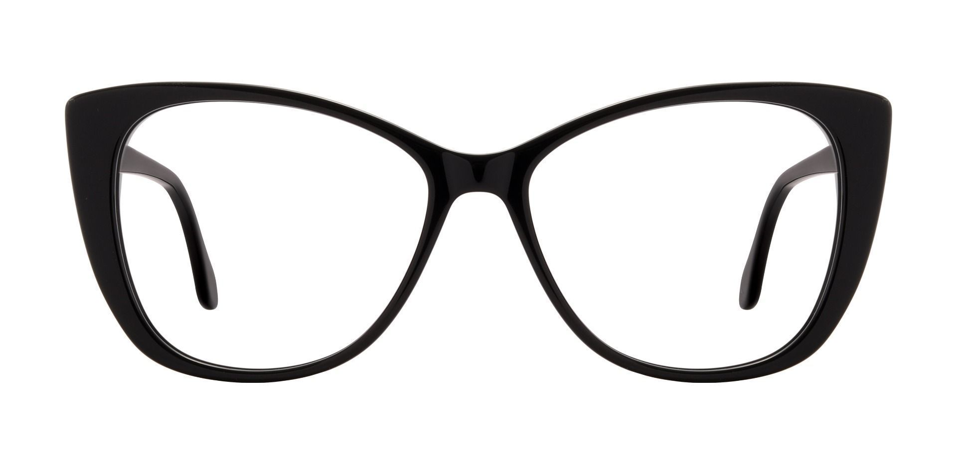 Leigh Cat Eye Prescription Glasses - Black