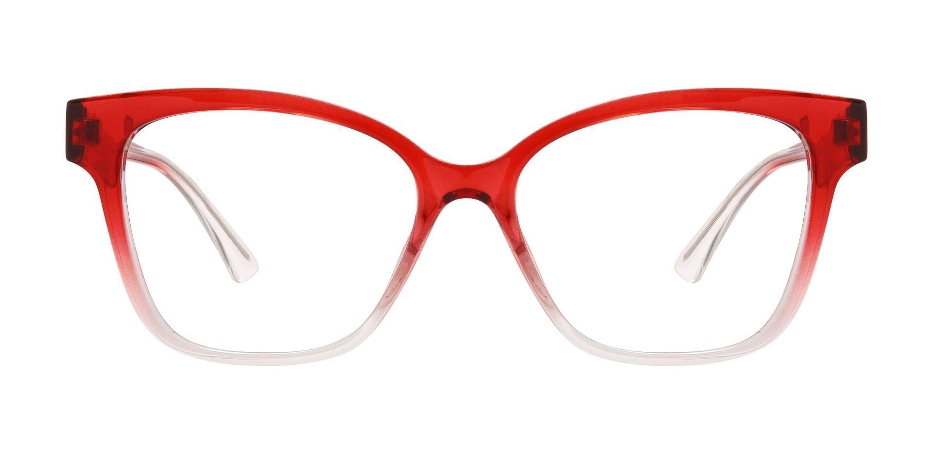 Lucia Cat Eye Prescription Glasses - Red