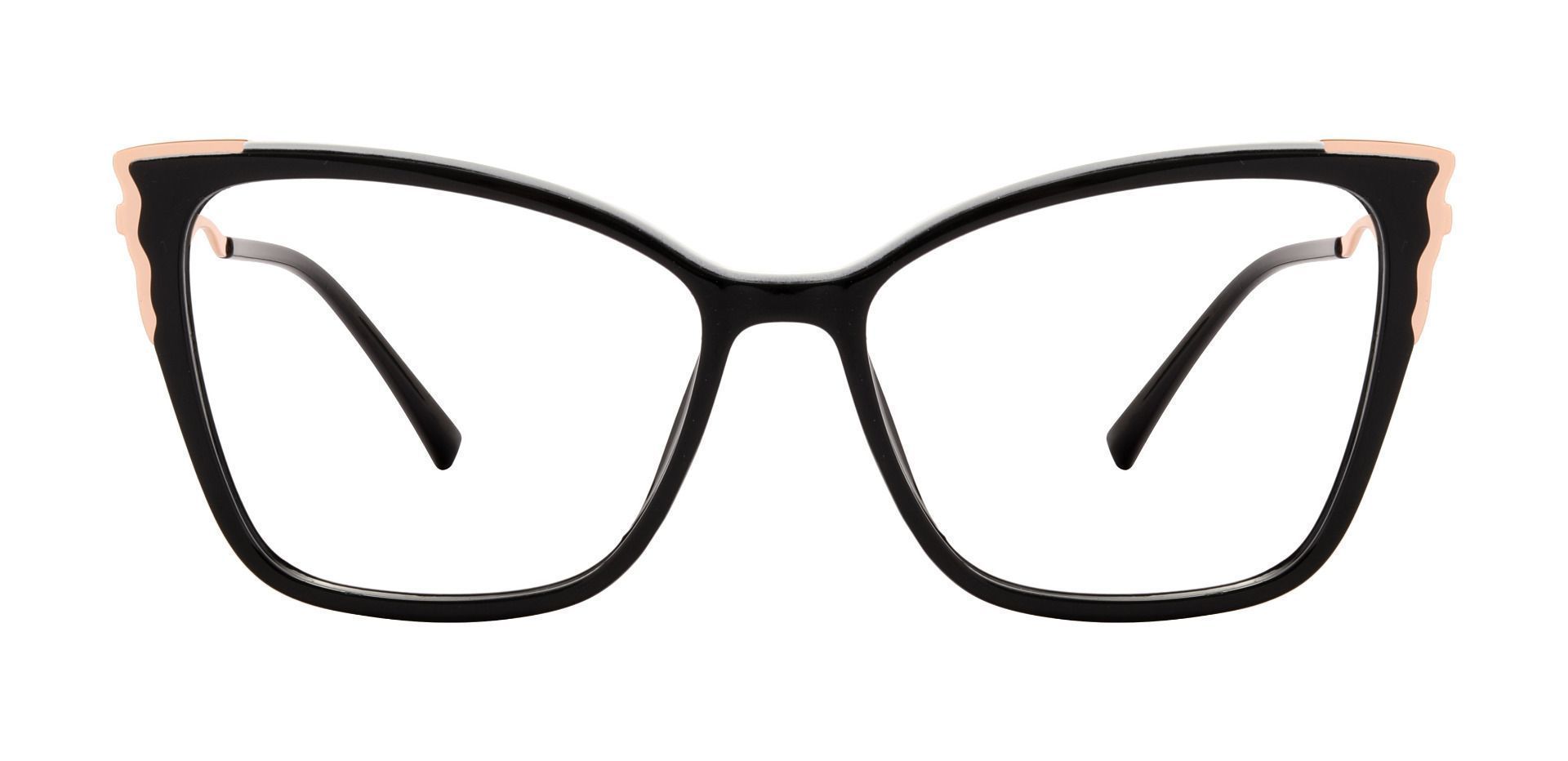 Guadalupe Cat Eye Prescription Glasses - Black