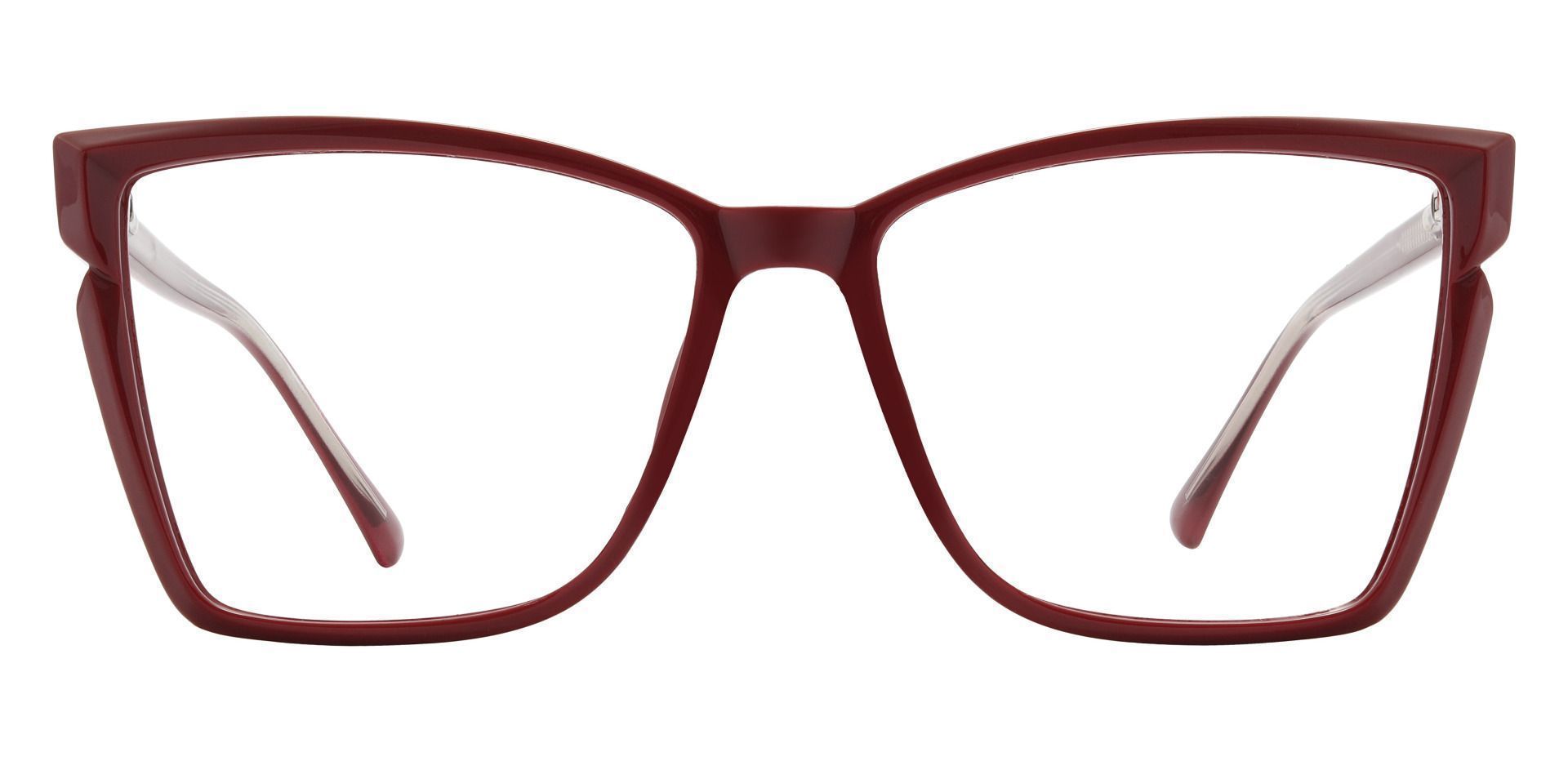 Meera Cat Eye Prescription Glasses - Red