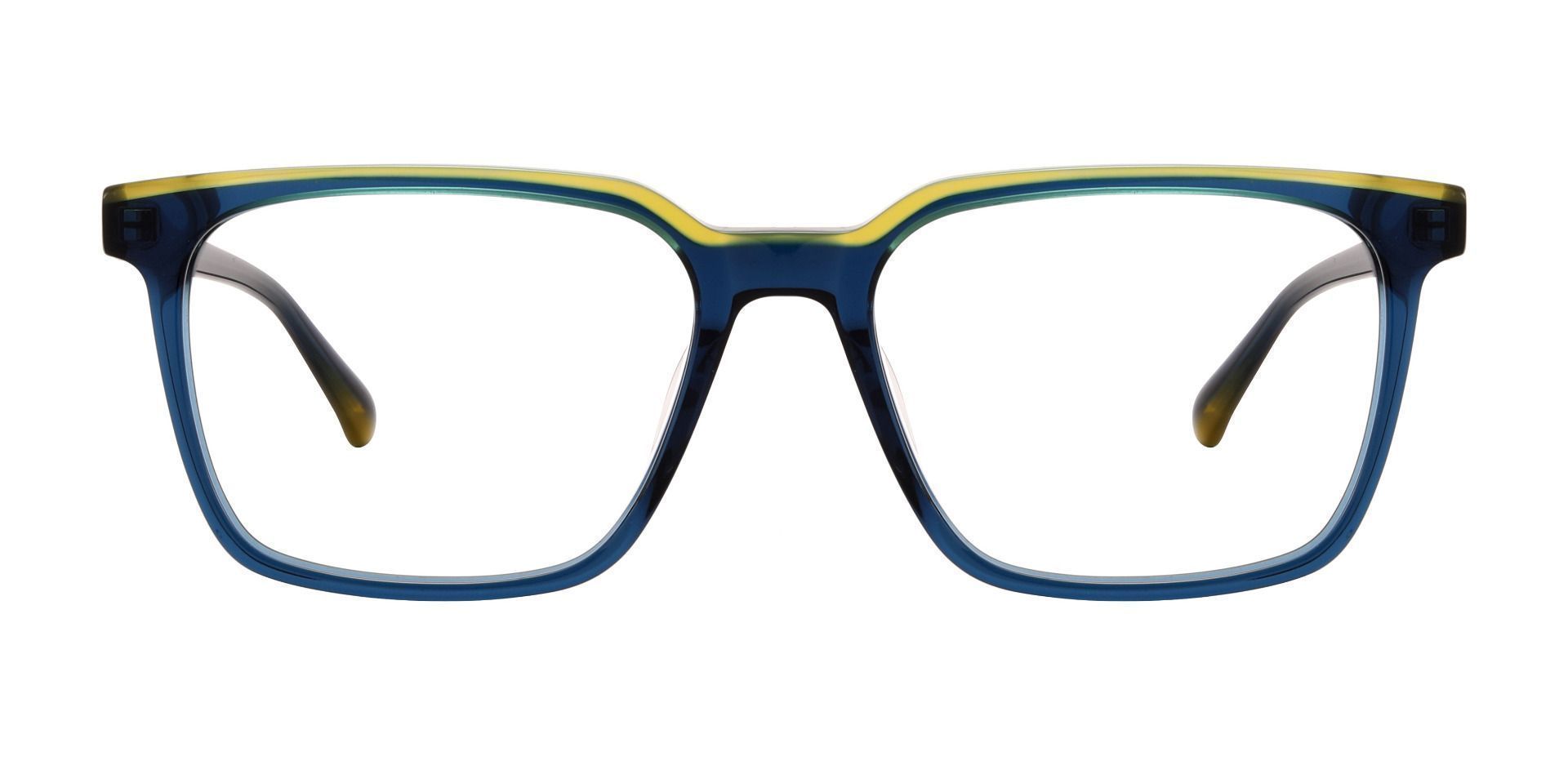 Taft Rectangle Prescription Glasses - Blue