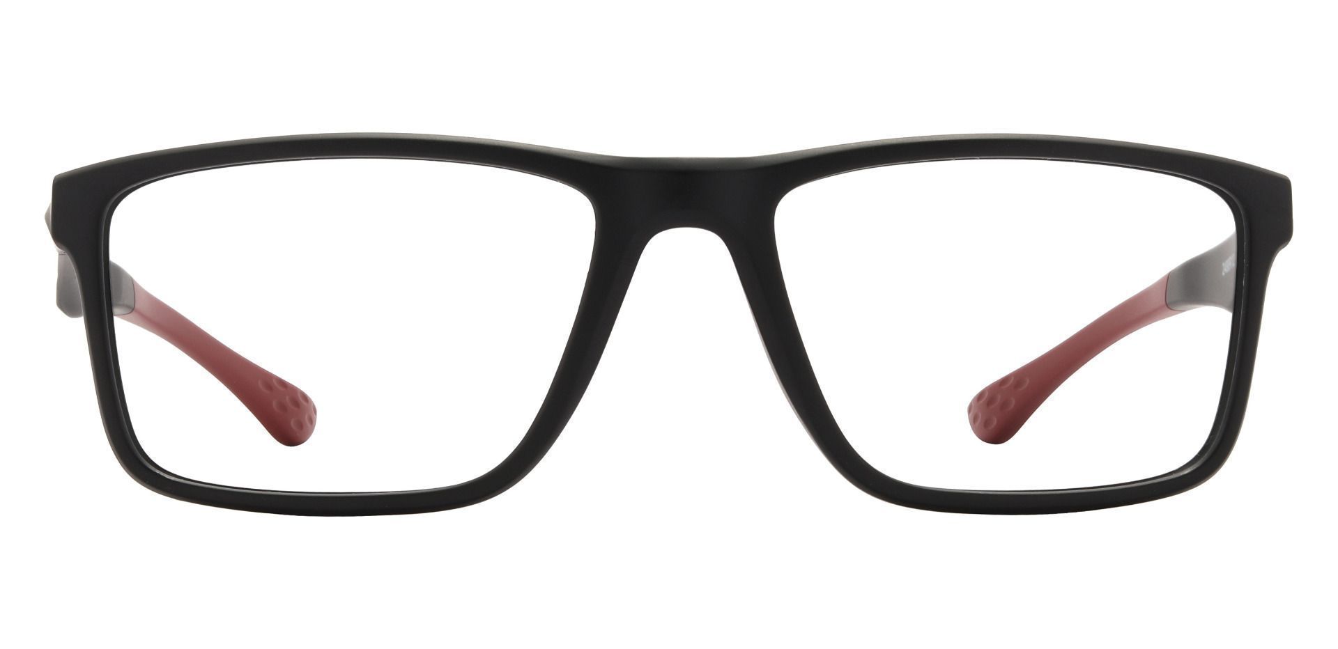Seth Rectangle Prescription Glasses - Red