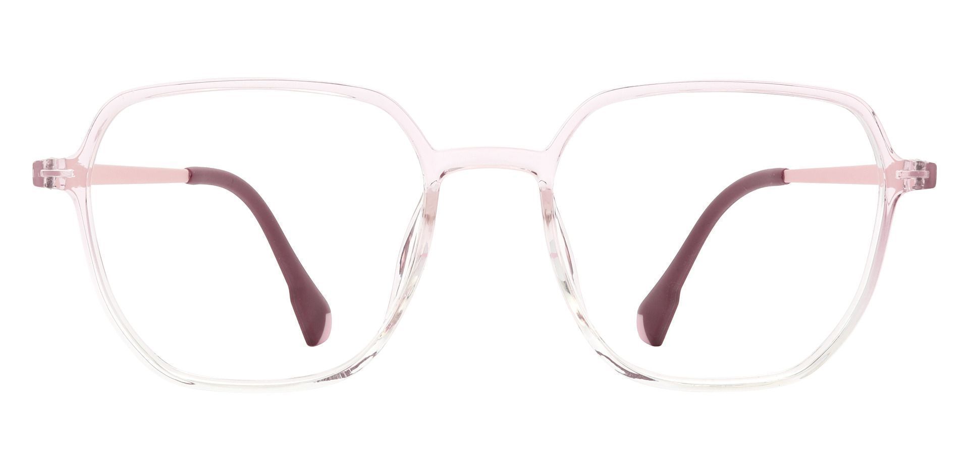 Sophia Geometric Prescription Glasses - Pink