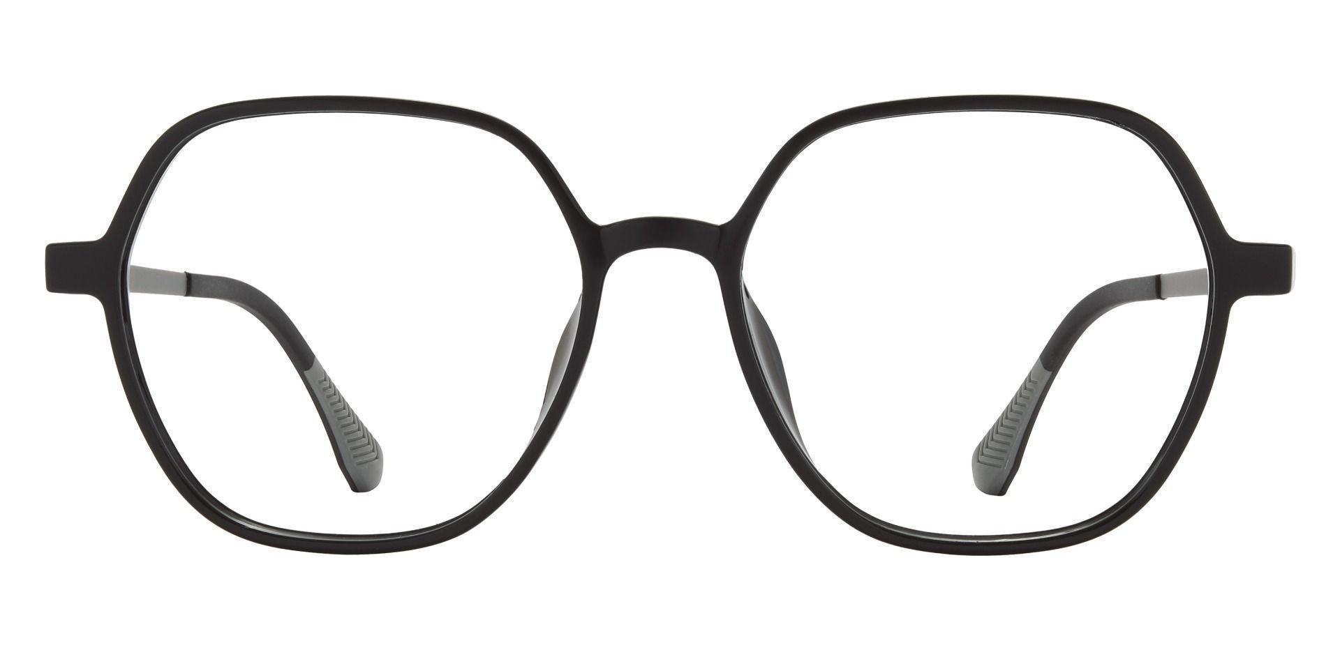 Cassandra Geometric Prescription Glasses - Black