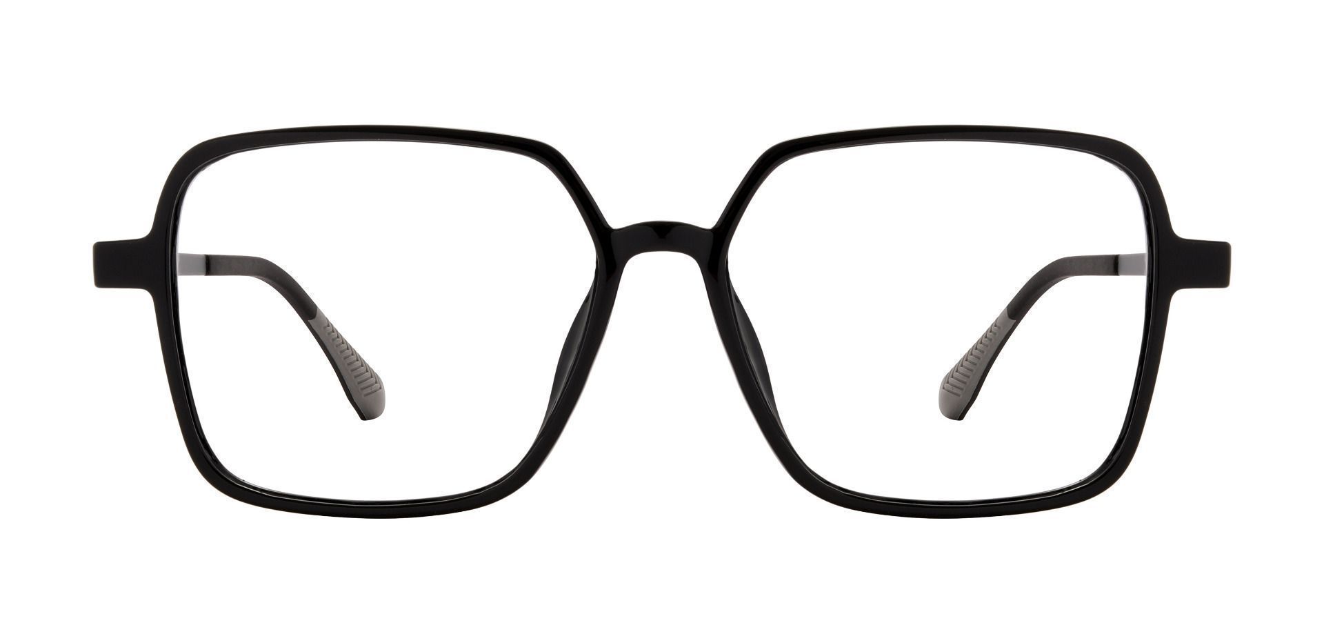 Devlin Square Prescription Glasses - Black | Men's Eyeglasses | Payne ...