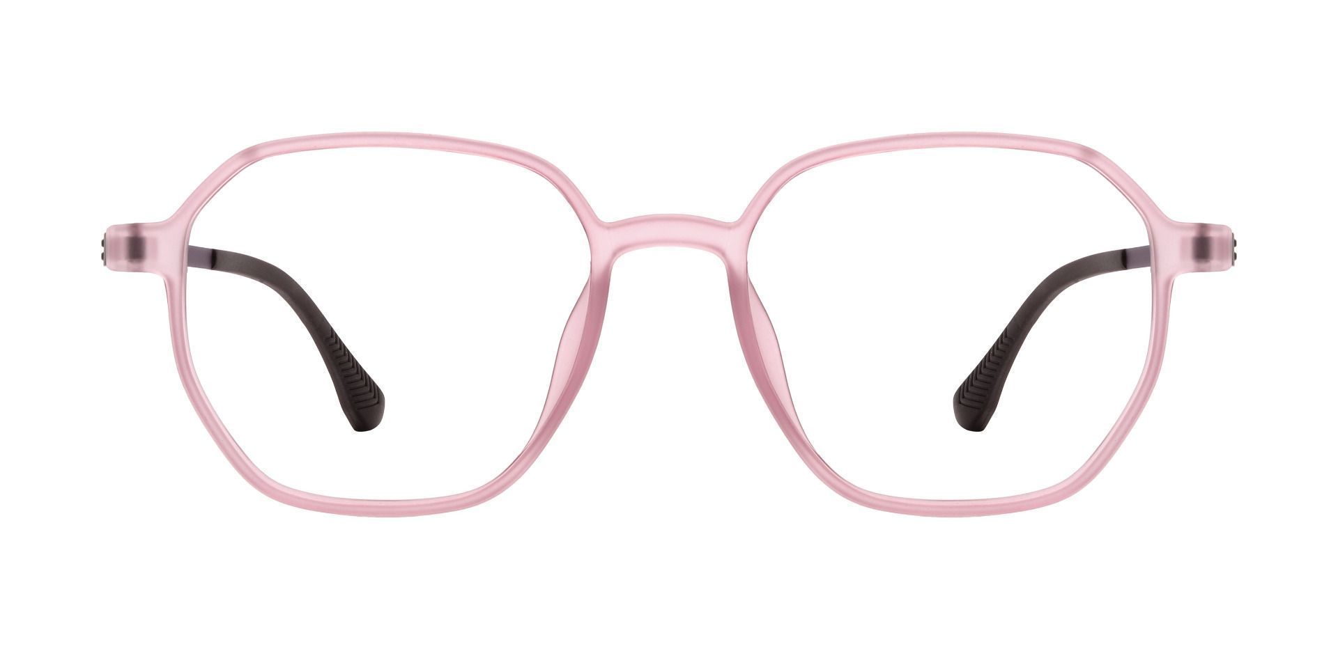 Sharon Geometric Prescription Glasses - Pink