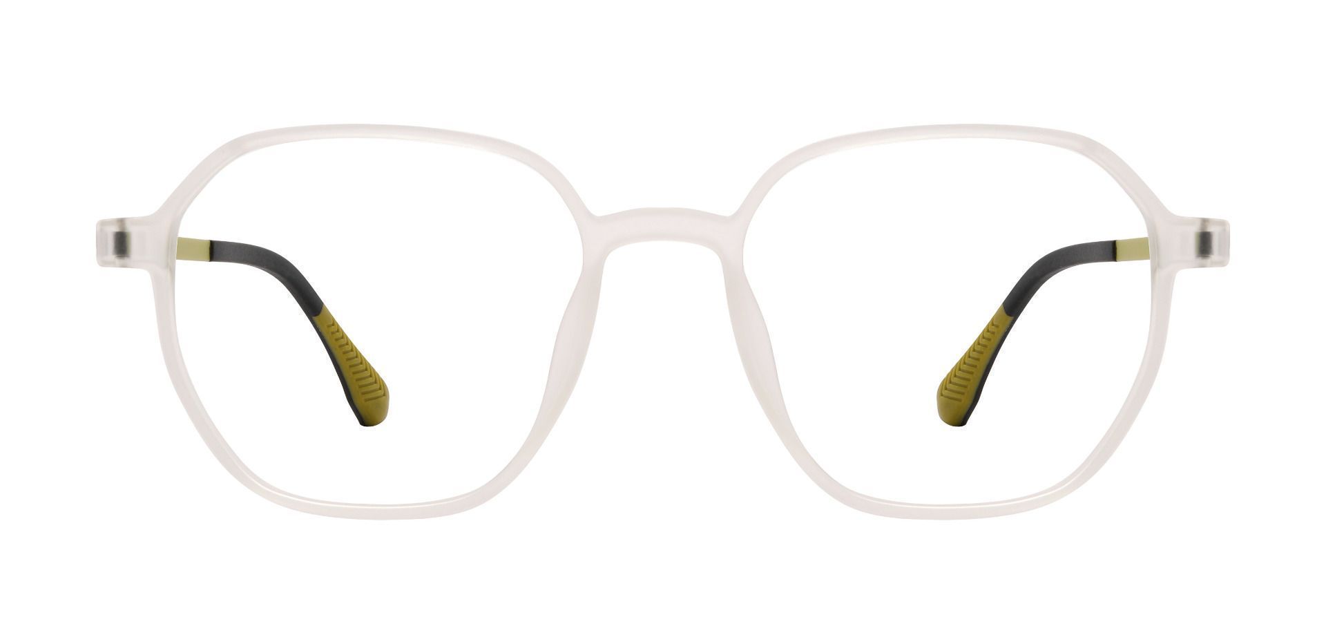 Sharon Geometric Prescription Glasses - Matte Clear