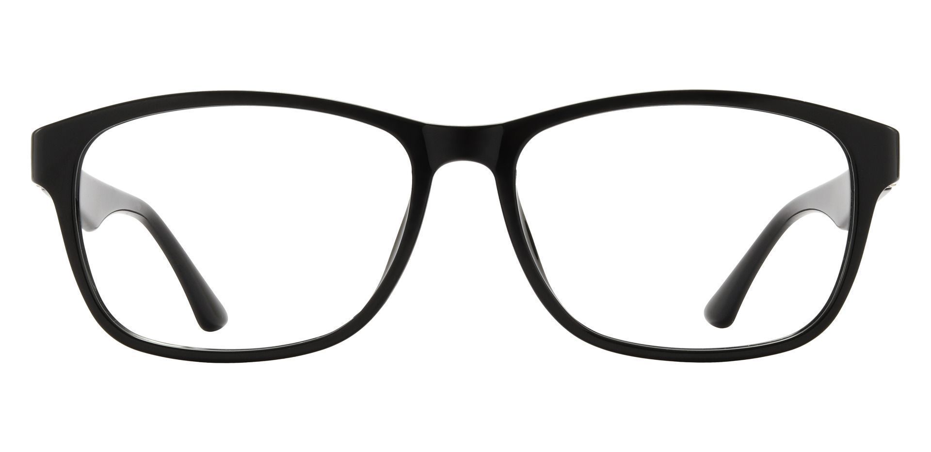 Perkins Rectangle Prescription Glasses - Black