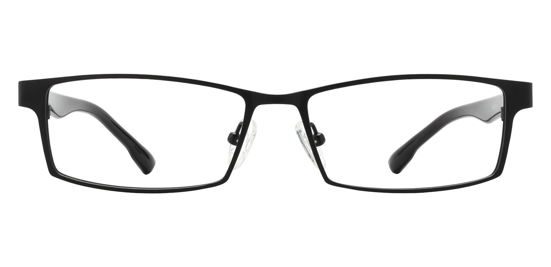 Alameda Rectangle Single Vision Glasses - Black