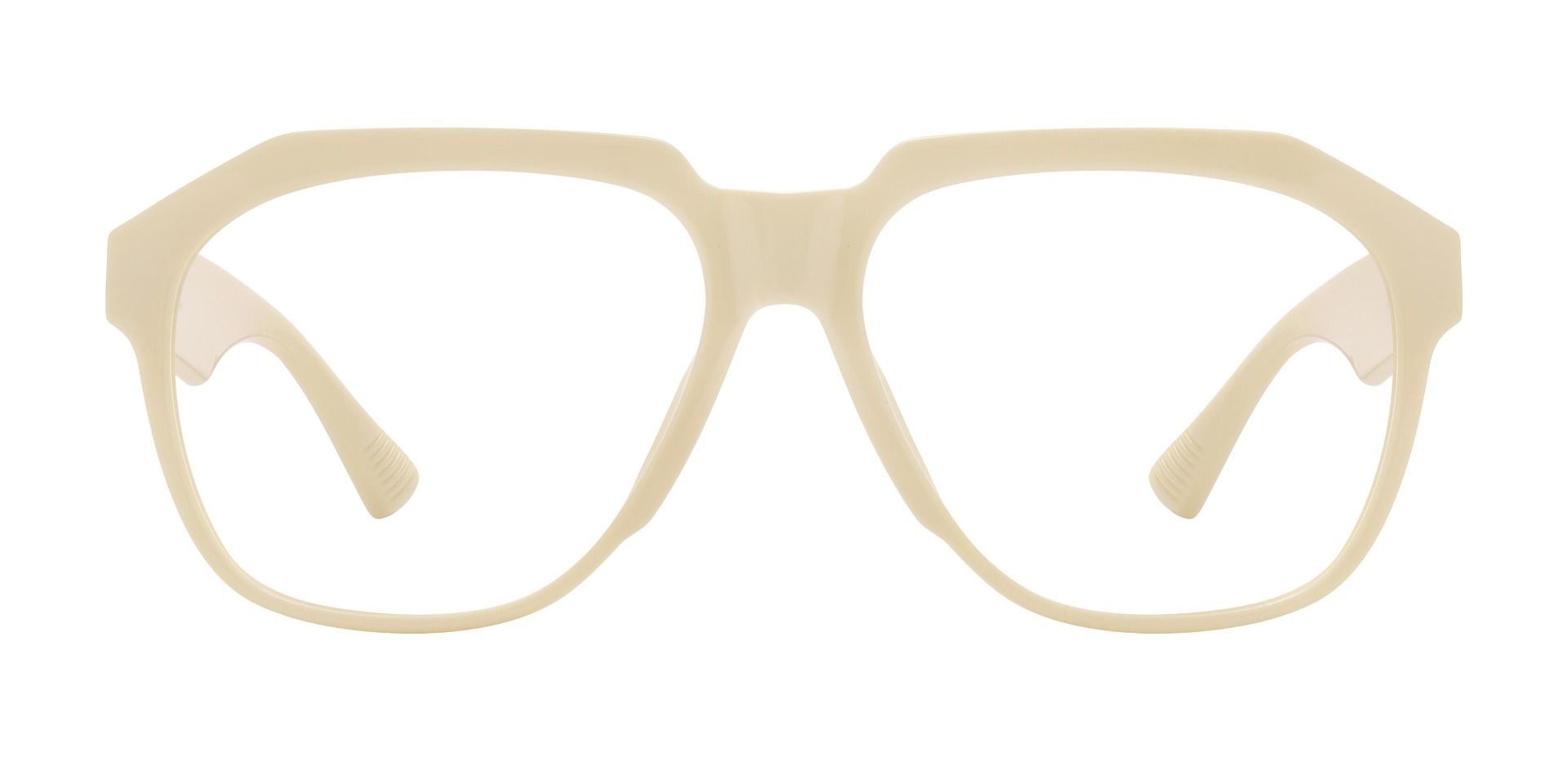 Maxson Geometric Prescription Glasses - White