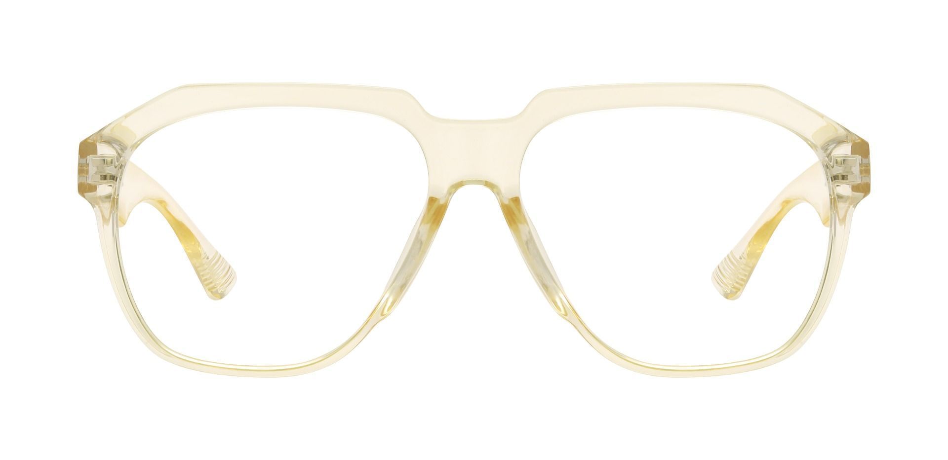 Maxson Geometric Prescription Glasses - Yellow