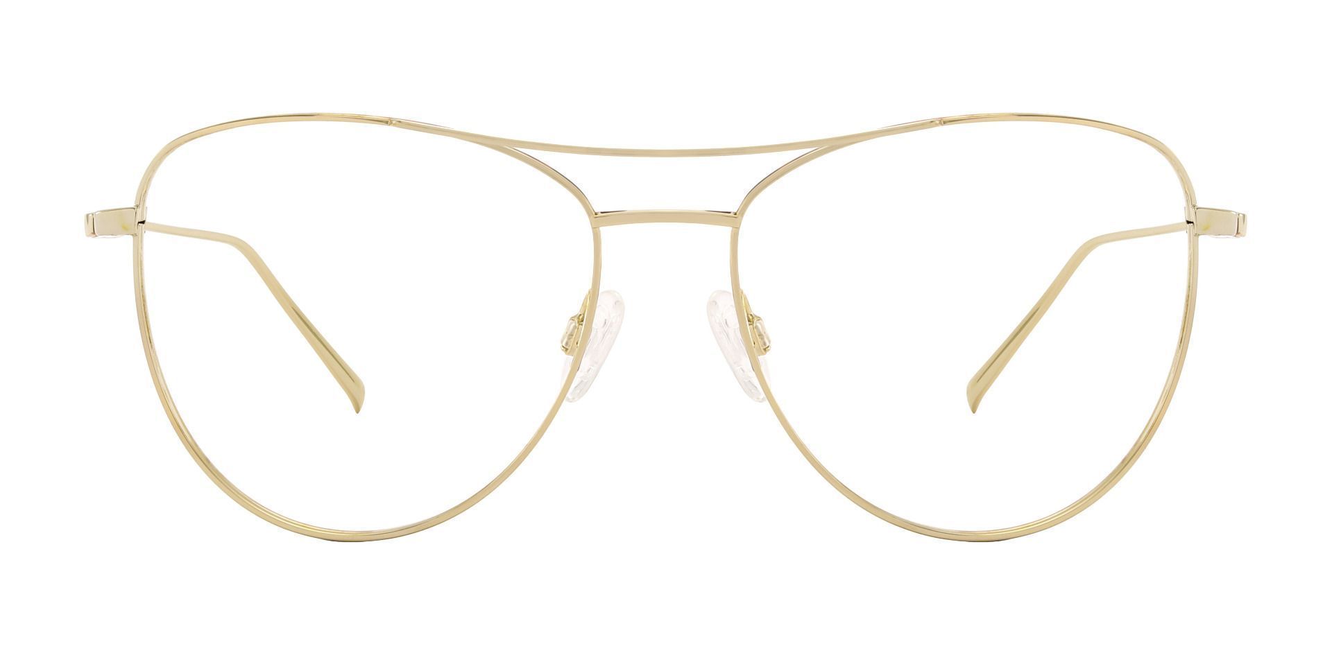 Gellar Aviator Prescription Glasses - Gold