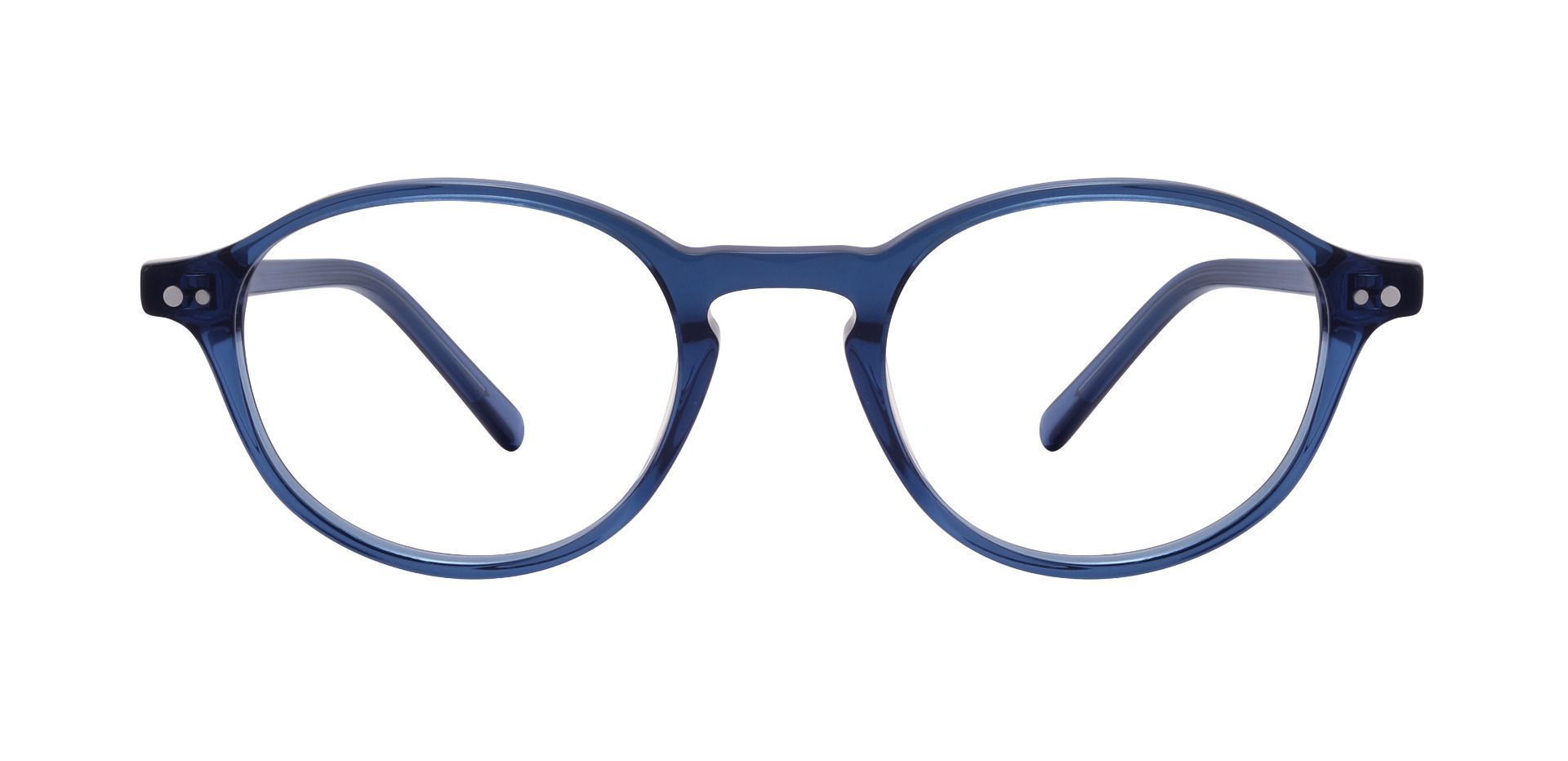 Myers Oval Prescription Glasses - Blue