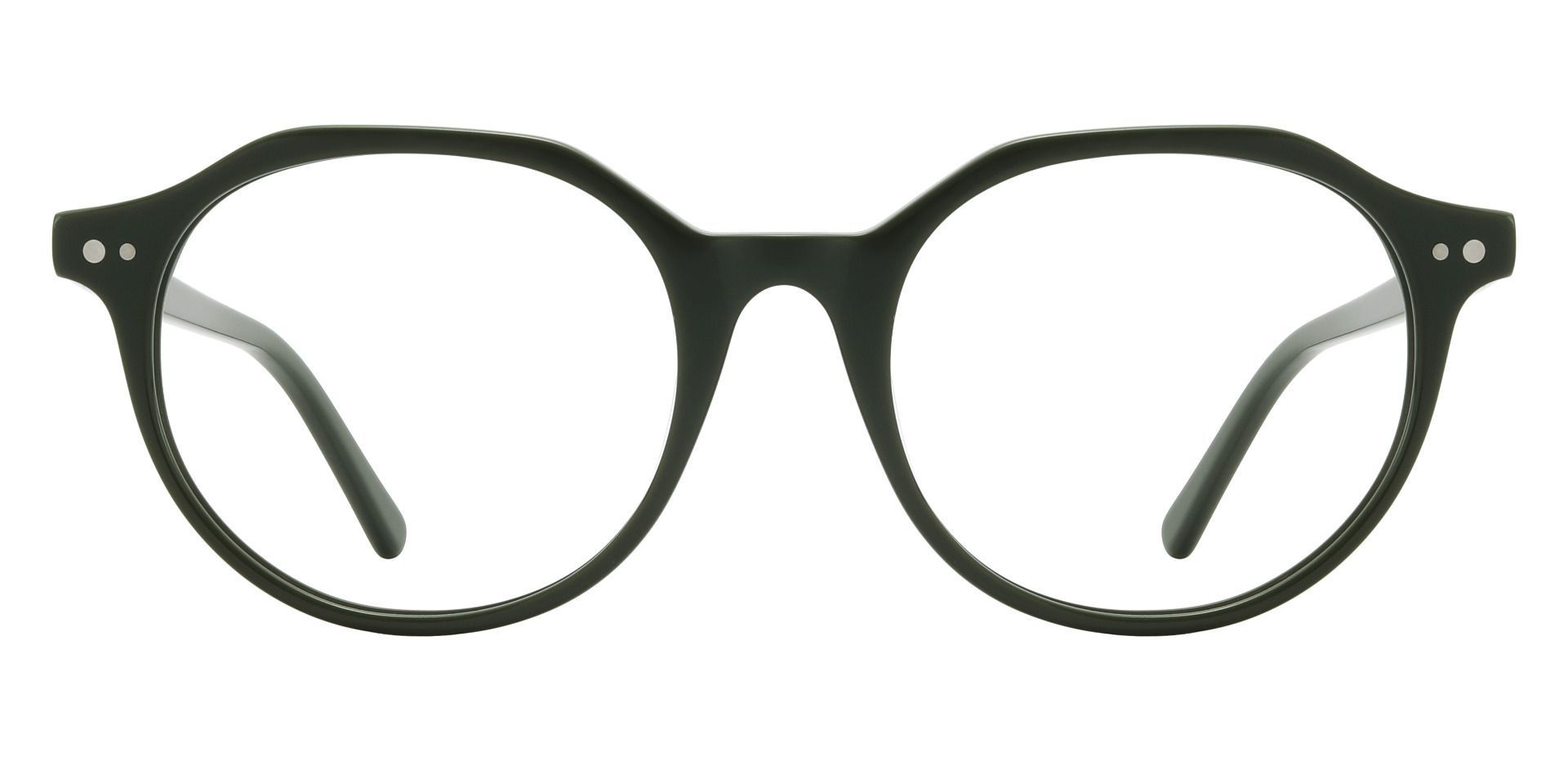 Nelson Round Prescription Glasses Green Women's Eyeglasses Payne