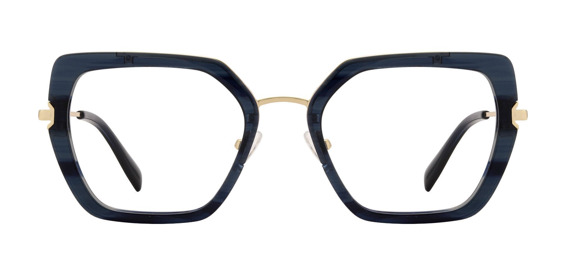 Kona Geometric Prescription Glasses - Blue