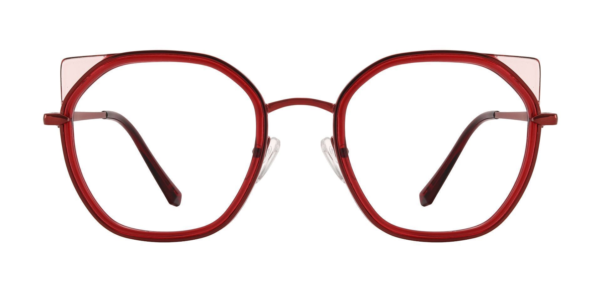 Lynx Geometric Prescription Glasses Brown Women's Eyeglasses