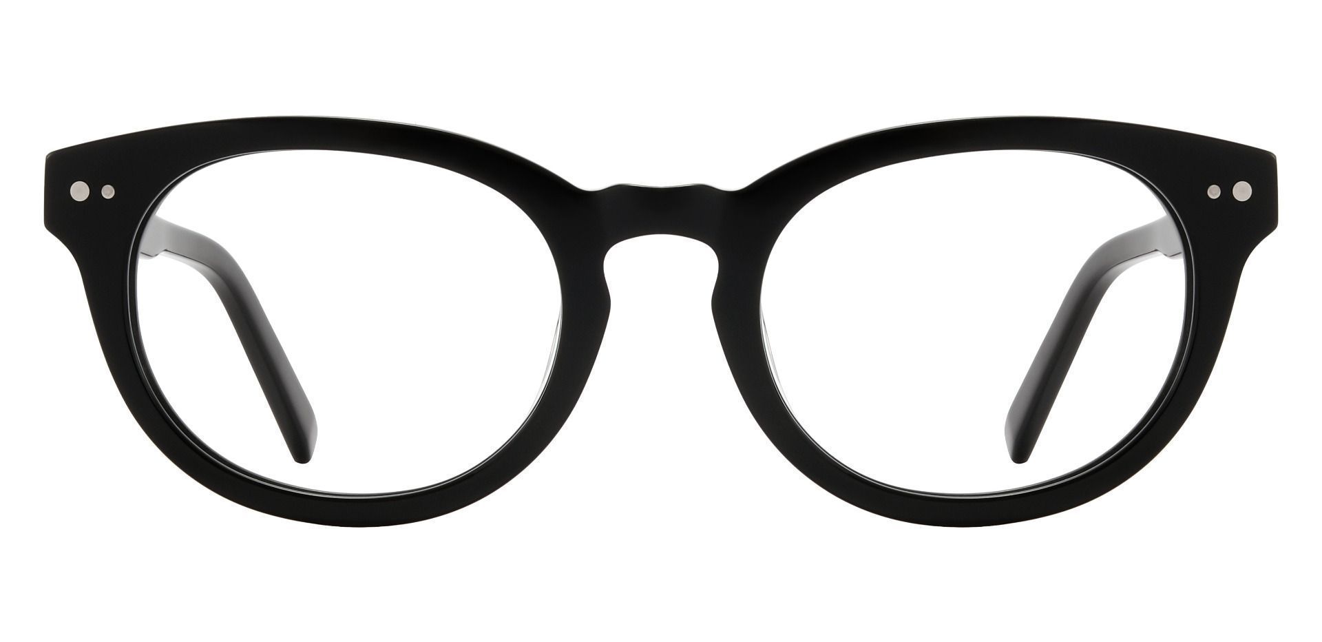 Heather Oval Prescription Glasses - Black