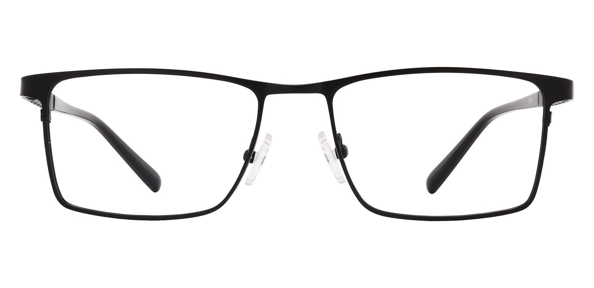 Cheshire Rectangle Eyeglasses Frame - Black
