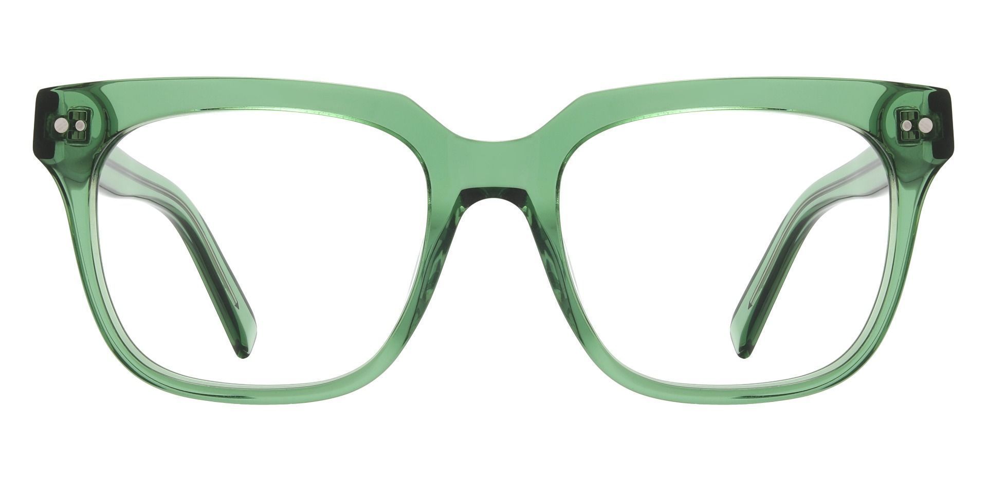Marcel Square Prescription Glasses - Green