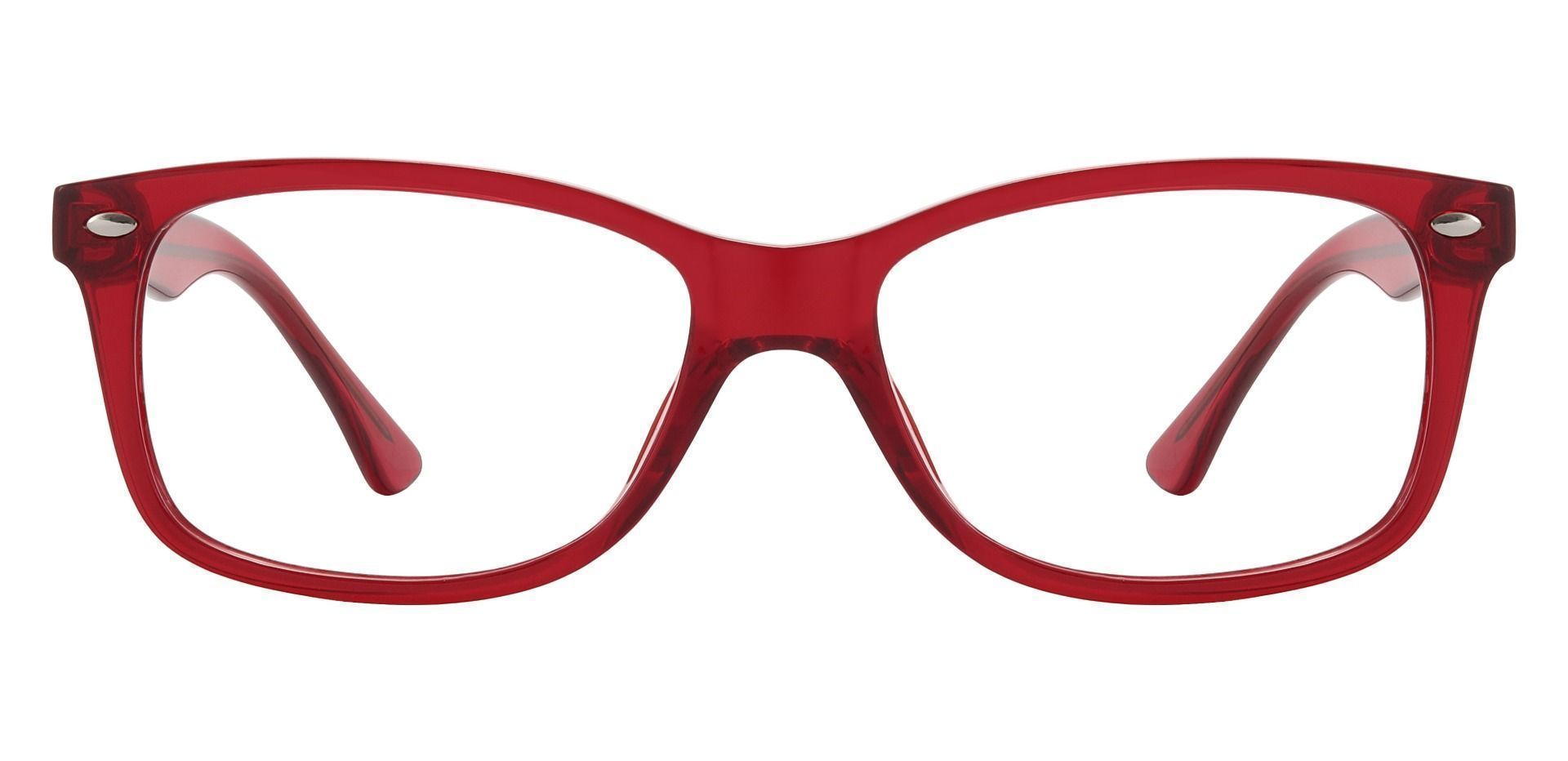 Colette Rectangle Prescription Glasses - Red