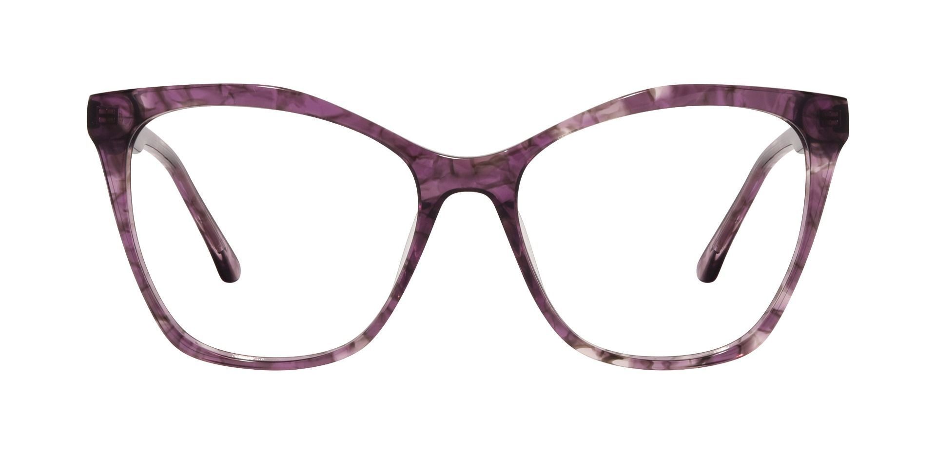 Leona Cat Eye Prescription Glasses - Purple 