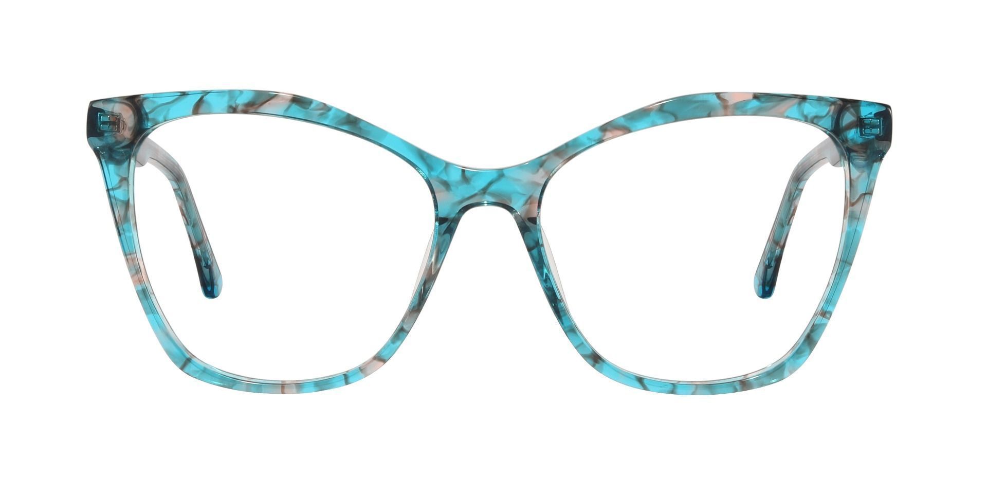 Leona Cat Eye Prescription Glasses - Blue