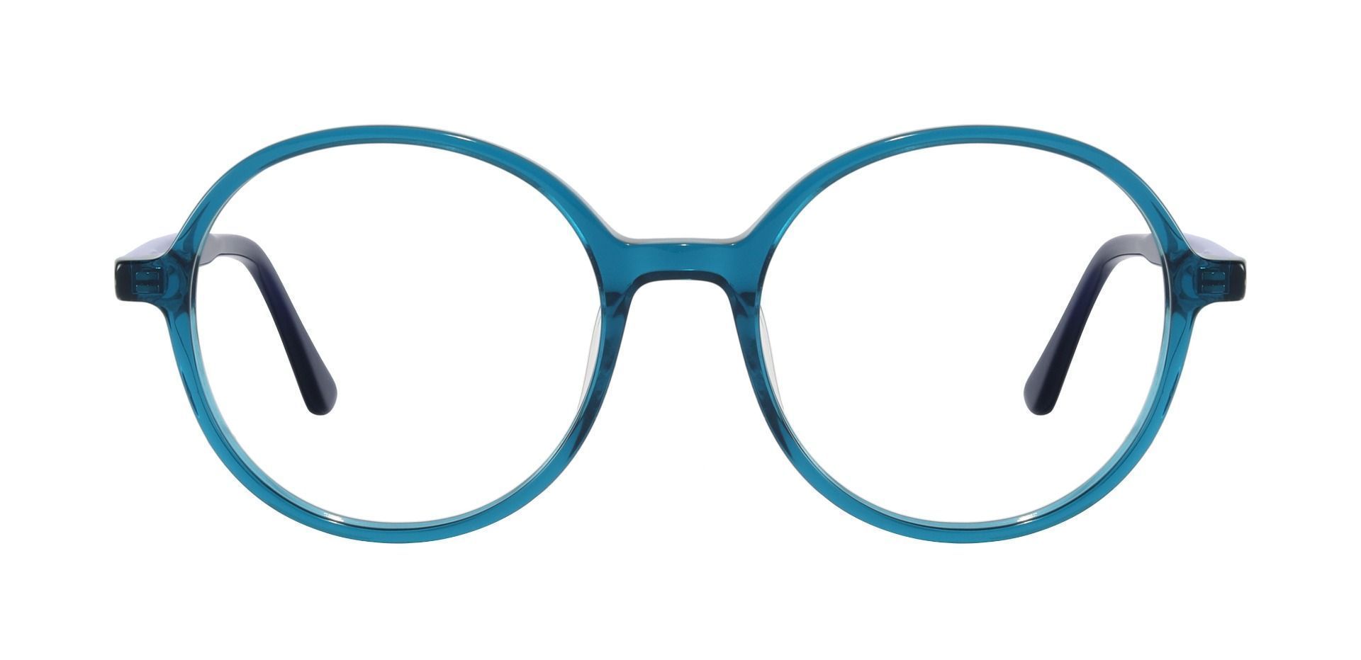 Shin Round Prescription Glasses - Blue