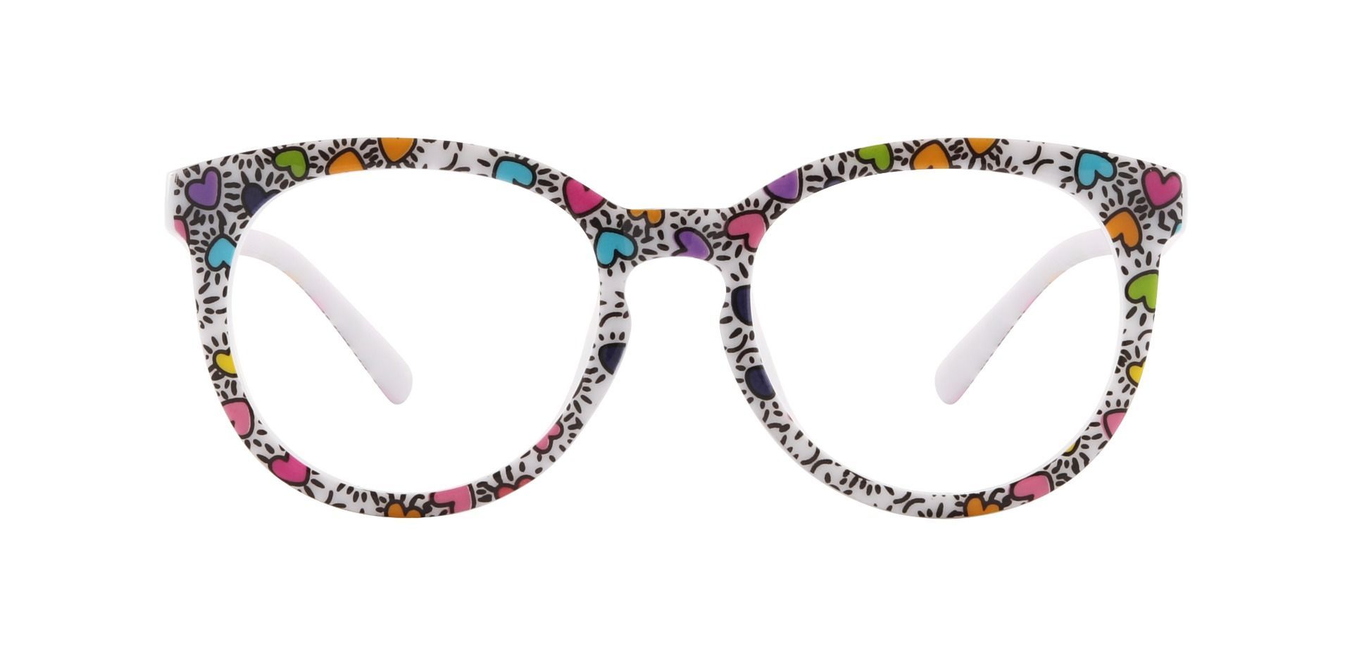 Avery Round Prescription Glasses - Rainbow | Kids' Eyeglasses | Payne ...
