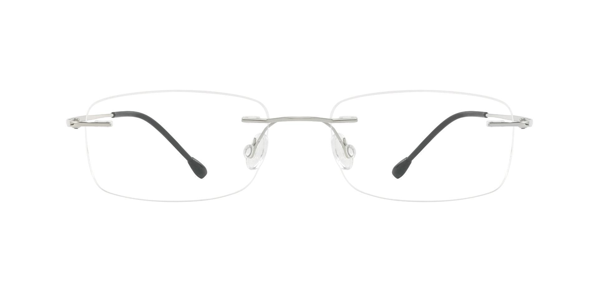 Marsh Rimless Progressive Glasses Silver Women's Eyeglasses Payne