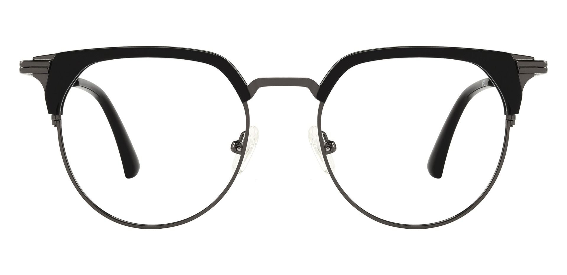 Wellington Browline Progressive Glasses Clear Women's Eyeglasses Payne Glasses