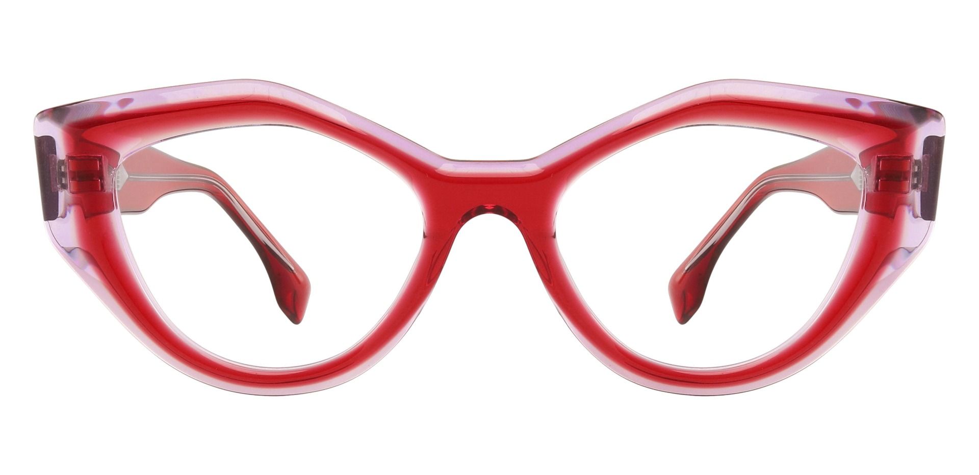 Lily plastic trendy rectangle glasses for women and men