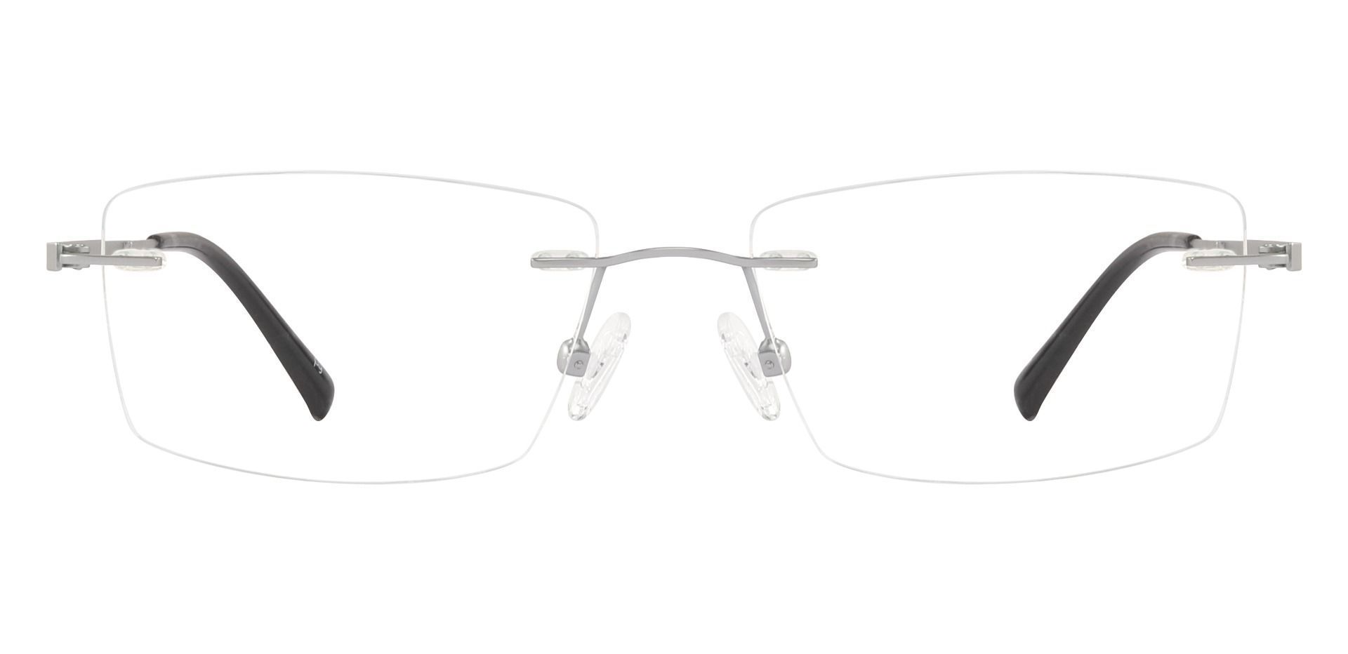 Lansing Rimless Progressive Glasses - Silver | Men's Eyeglasses | Payne ...