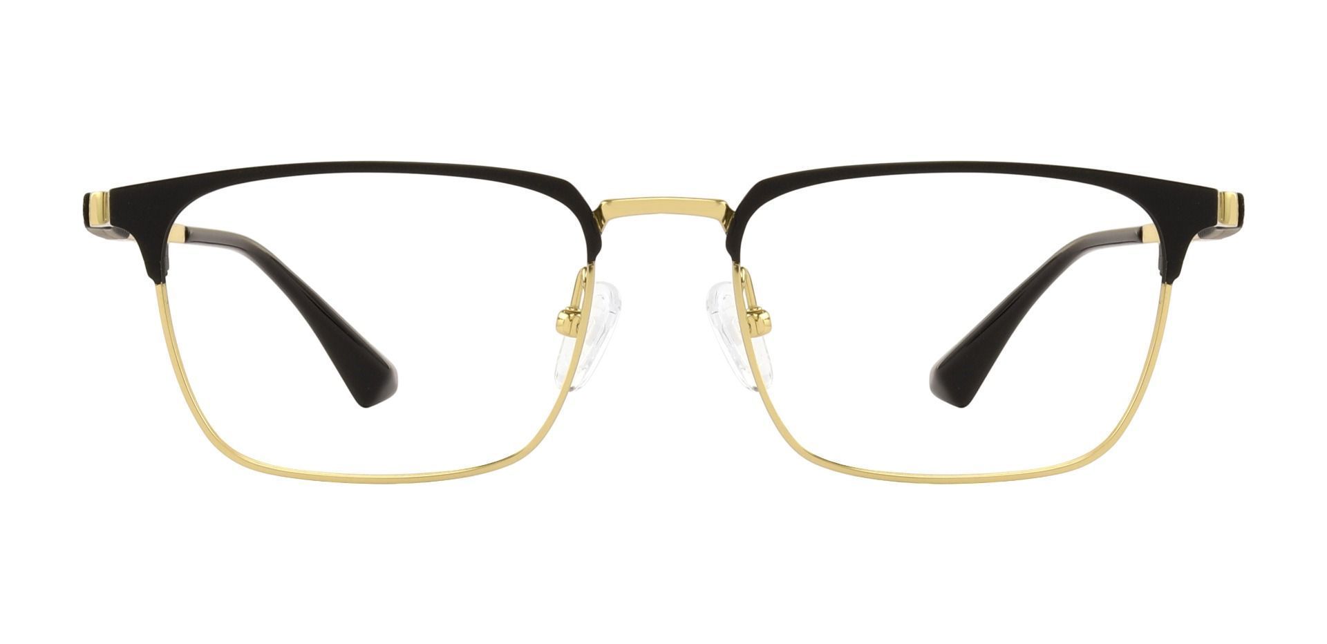 Luther Browline Prescription Glasses Gold Men's Eyeglasses Payne
