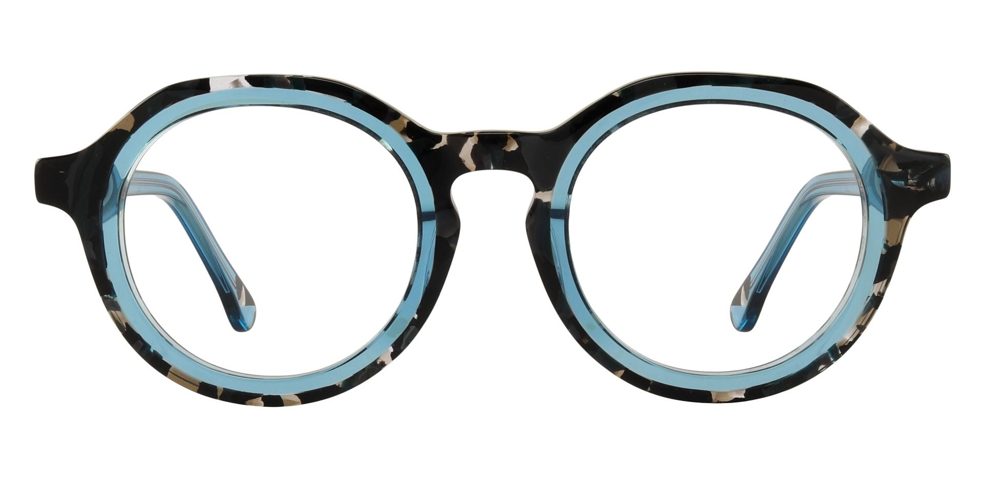 Helene Round Prescription Glasses Blue Women's Eyeglasses Payne