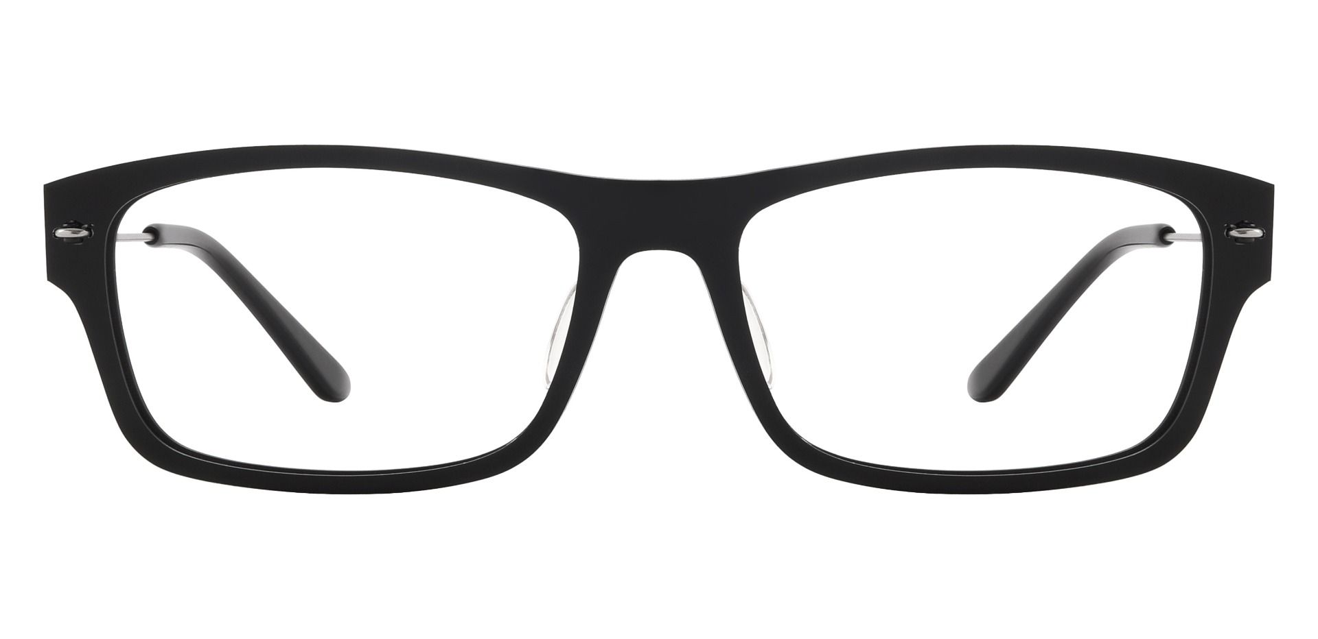 Pasadena Rectangle Prescription Glasses - Black | Men's Eyeglasses ...