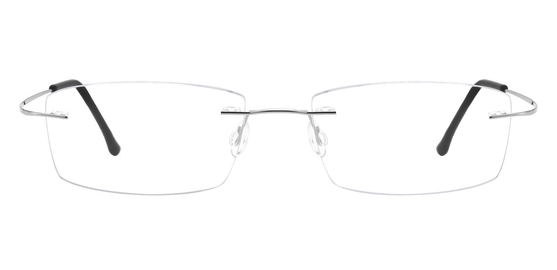 Bernard Rimless Reading Glasses - Silver | Men's Eyeglasses | Payne Glasses