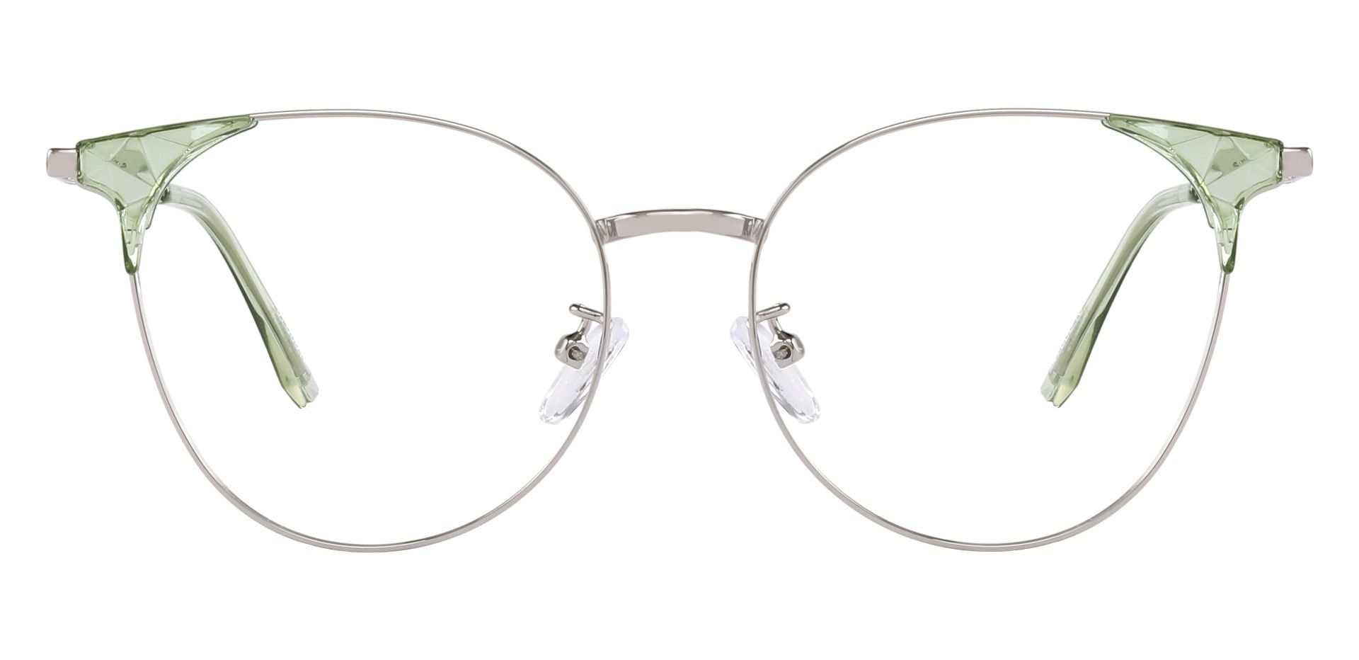 Stacia Round Prescription Glasses - Green | Women's Eyeglasses | Payne ...