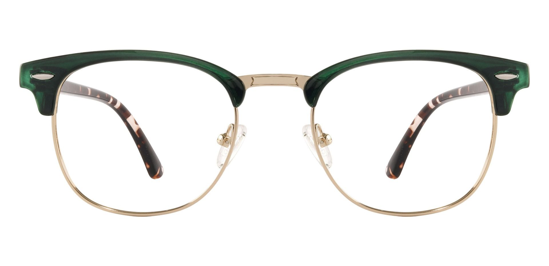 Salvatore Browline Eyeglasses Frame Green Men S Eyeglasses Payne Glasses