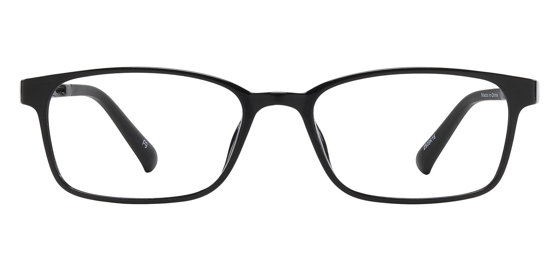 Holmen Rectangle Blue Light Blocking Glasses - Black | Men's Eyeglasses ...