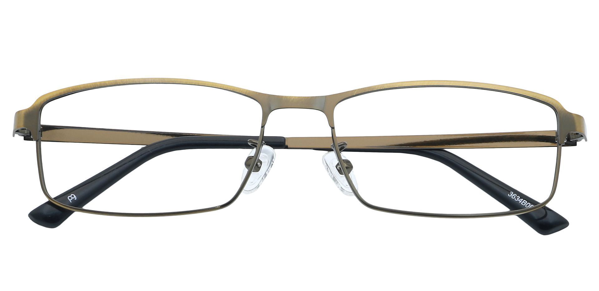 Scout Rectangle Non-Rx Glasses - Brown