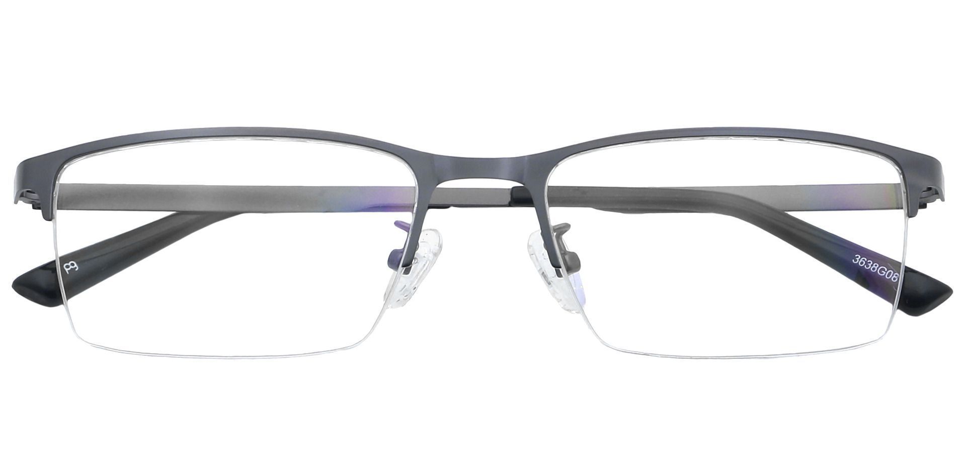 Rue Rectangle Eyeglasses Frame - Gray