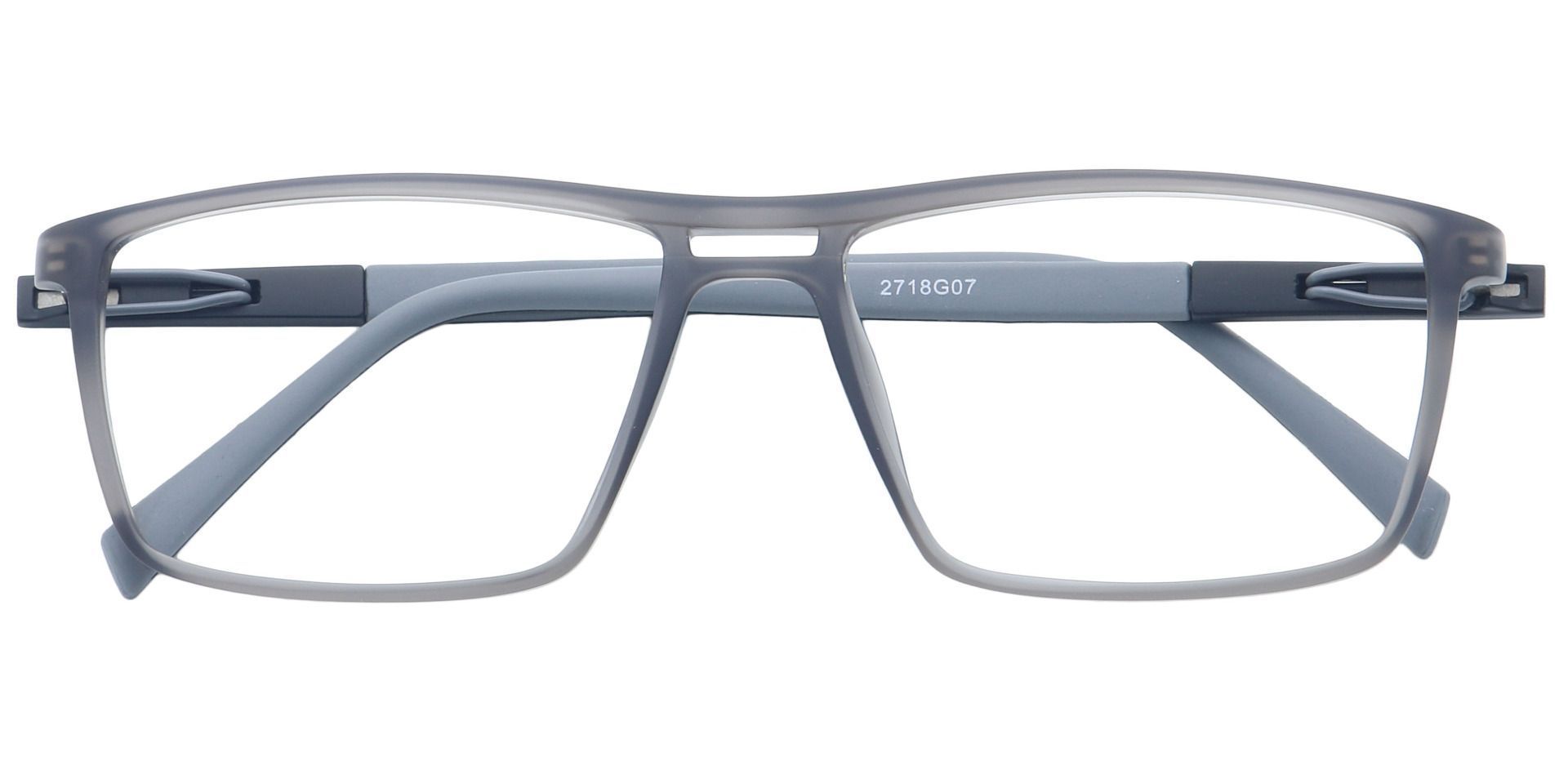 Covone Rectangle Prescription Glasses - Gray