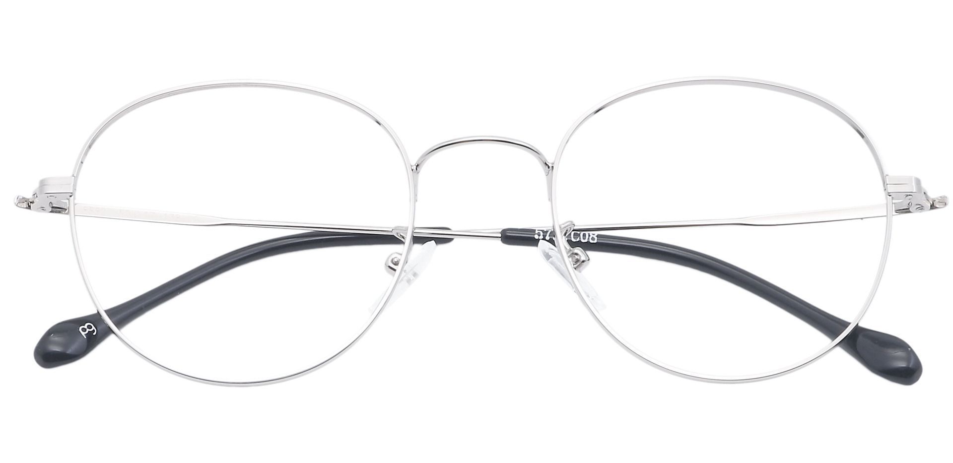 Miller Oval Eyeglasses Frame - Gray